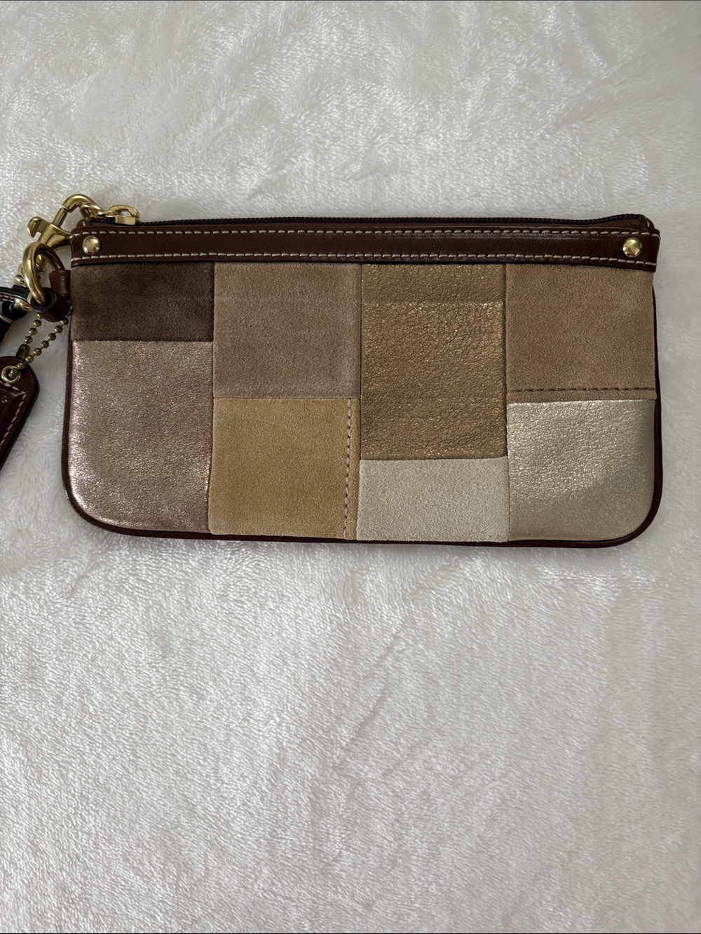 Coach Patchwork Wristlet - Picture 4 of 14